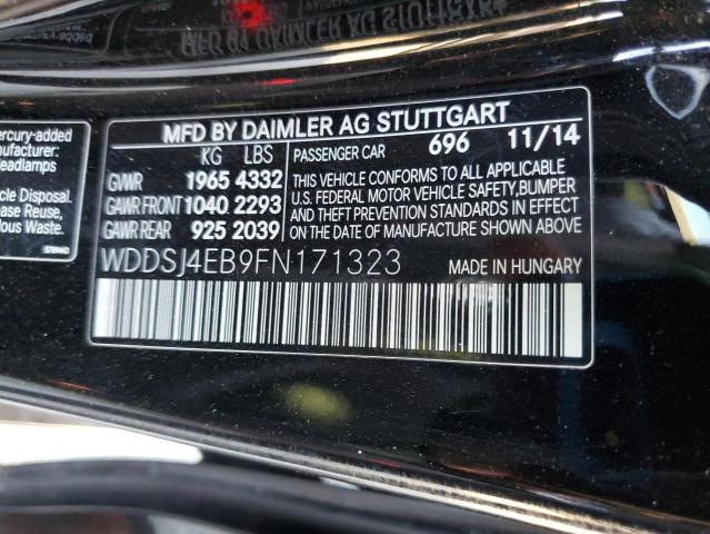 2015 MERCEDES-BENZ CLA 250 WDDSJ4EB9FN171323