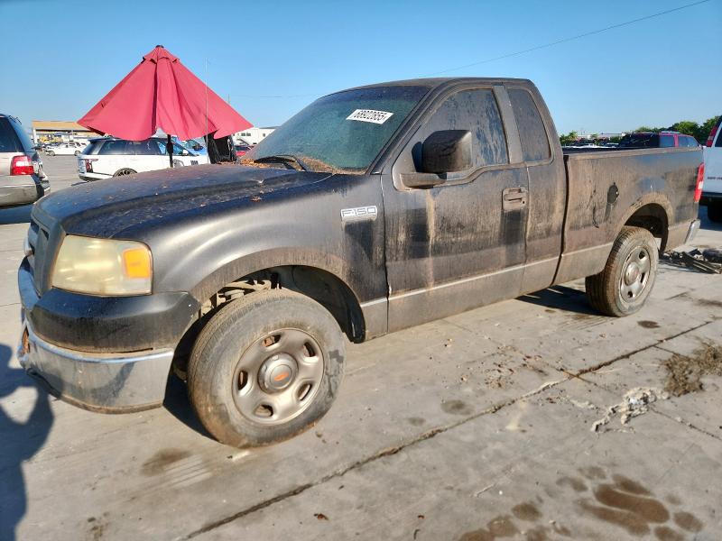 FORD F150 2008 black pickup gas 1FTRF12248KD54078 photo #1