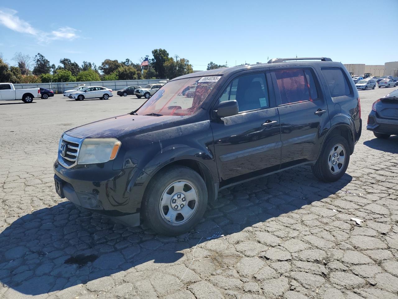 Lot #3286543159 2015 HONDA PILOT LX
