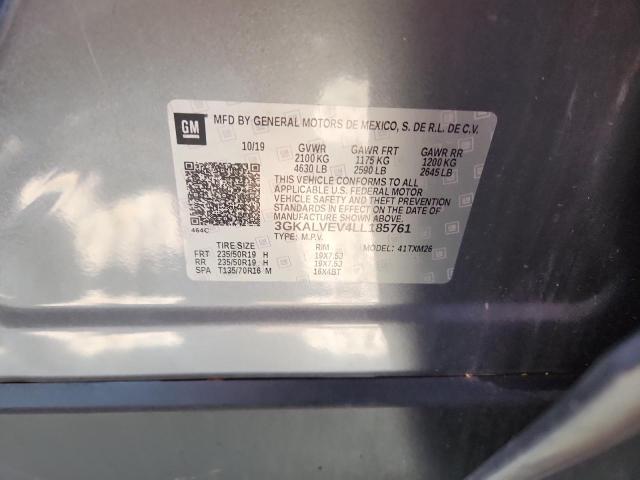 2020 GMC TERRAIN SL 3GKALVEV4LL185761