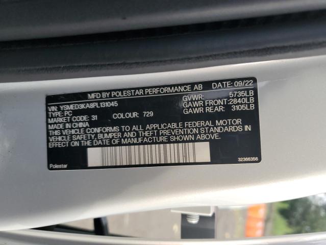 2023 POLESTAR 2 - YSMED3KA8PL131045