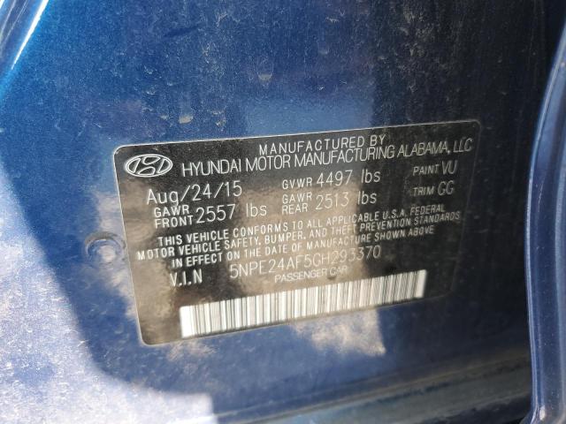 2016 HYUNDAI SONATA SE - 5NPE24AF5GH293370