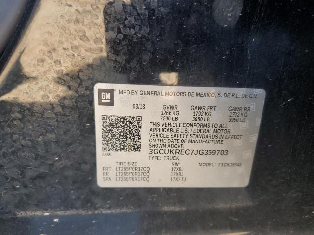 2018 CHEVROLET SILVERADO K1500 LT - 3GCUKREC7JG359703