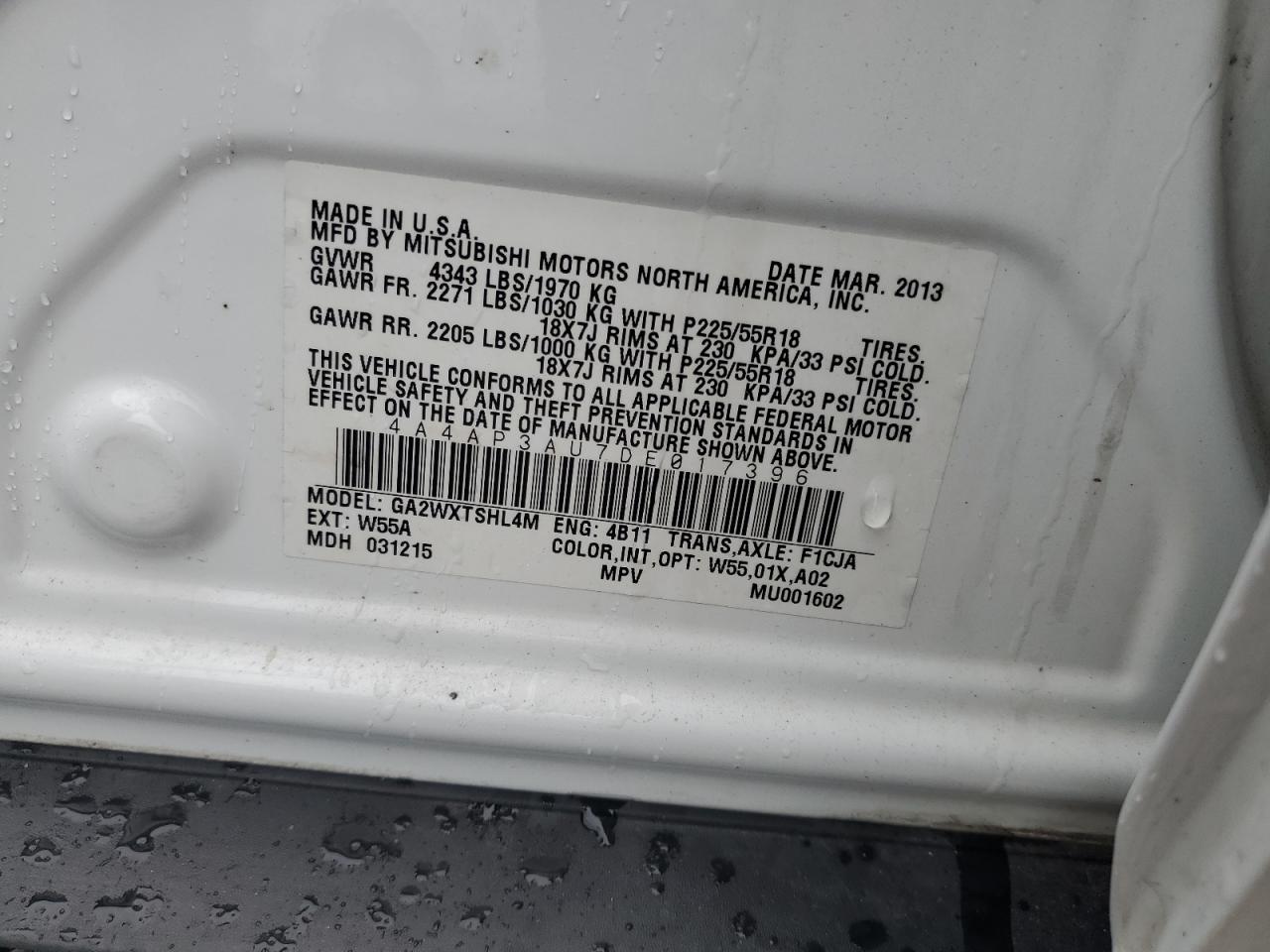 MITSUBISHI OUTLANDER ES