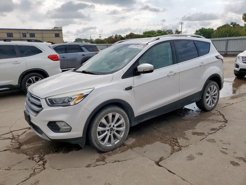 FORD ESCAPE TIT 2017 white  gas 1FMCU0J92HUD04414 photo #1