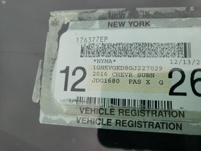 2016 CHEVROLET TRAVERSE 1GNKVGKD8GJ227029