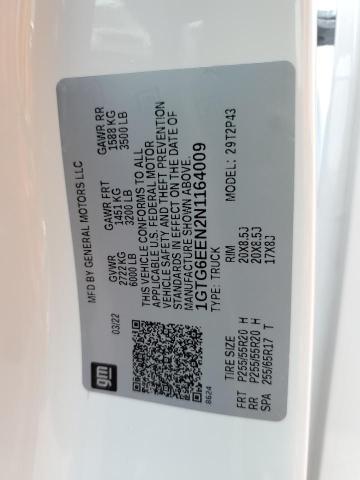 2022 GMC CANYON DEN 1GTG6EEN2N1164009