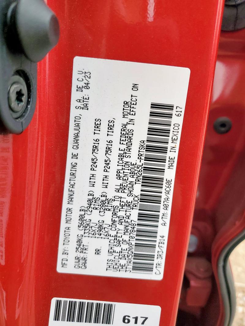 2023 TOYOTA TACOMA DOU - 3TYAX5GNXPT078487