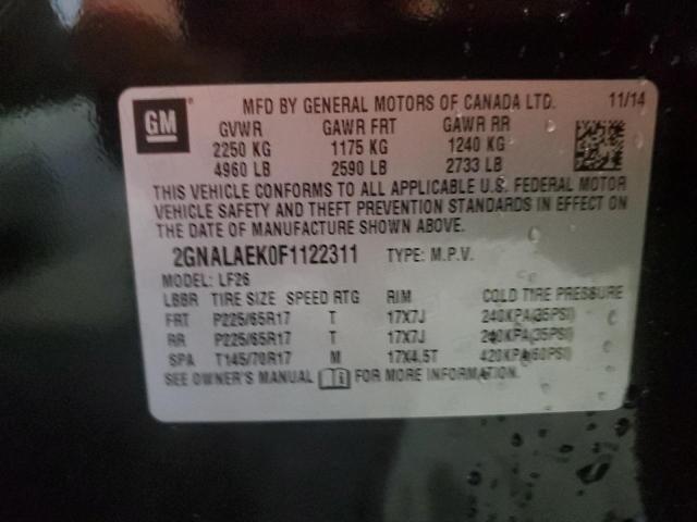 2015 CHEVROLET EQUINOX LS - 2GNALAEK0F1122311