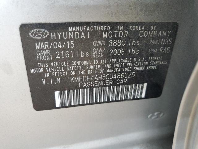 2016 HYUNDAI ELANTRA SE - KMHDH4AH5GU486325