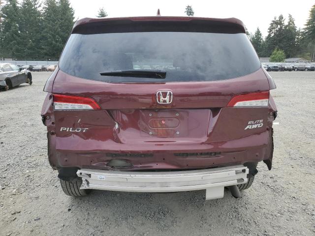2019 HONDA PILOT ELIT 5FNYF6H03KB064885