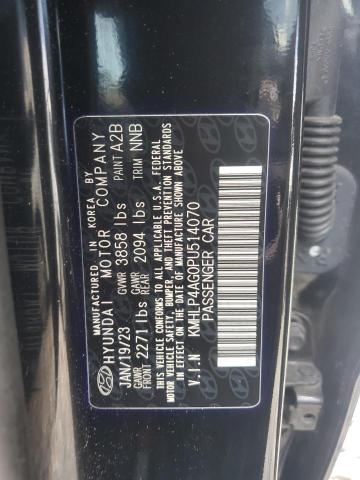 2023 HYUNDAI ELANTRA LI KMHLP4AG0PU514070