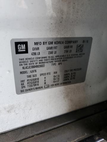 2017 BUICK ENCORE ESS KL4CJCSB0HB026022