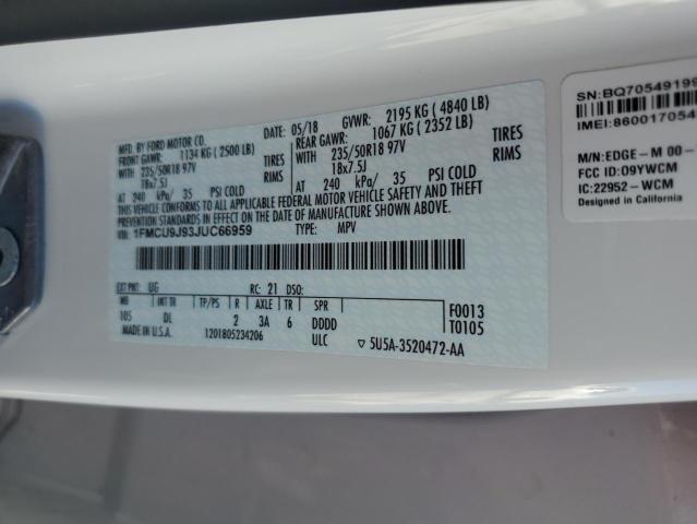 2018 FORD ESCAPE TITANIUM 1FMCU9J93JUC66959