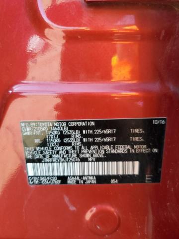 2017 TOYOTA RAV4 XLE JTMRFREV3HJ125076