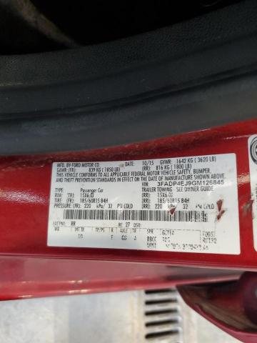 2016 FORD FIESTA 3FADP4EJ9GM126845