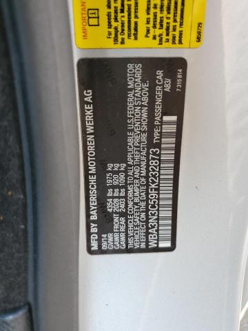 2015 BMW 428 I WBA3N3C59FK232873