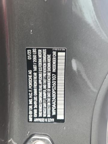 2023 PORSCHE CAYMAN BAS WP0AA2A80PS260107