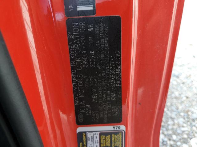 2015 KIA FORTE SX KNAFZ6A3XF5377777