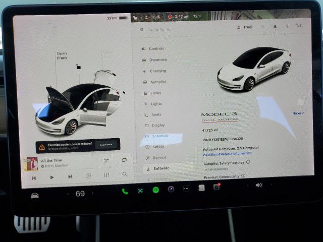 2018 TESLA MODEL 3 5YJ3E1EB5JF084320