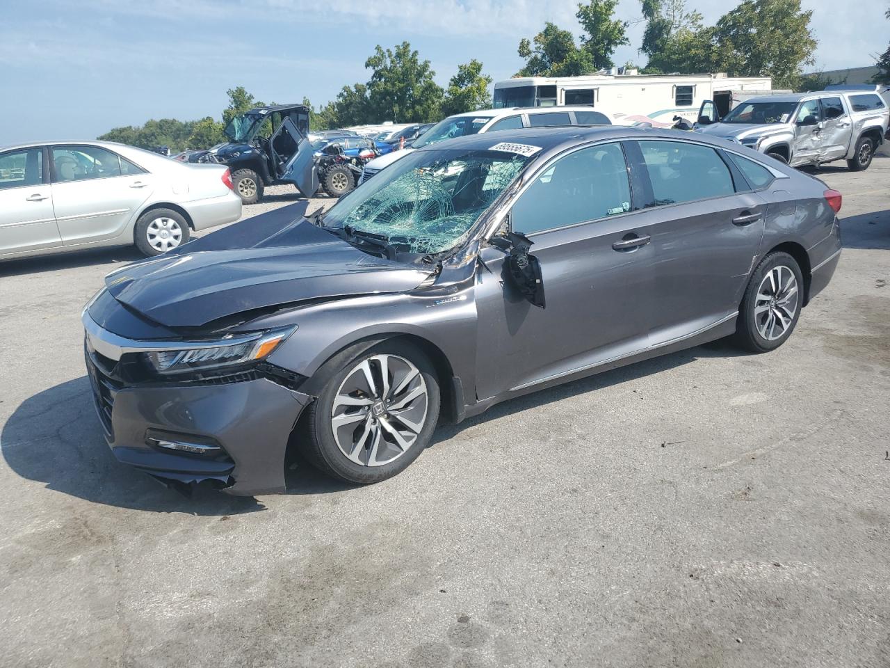 Lot #3227064400 2019 HONDA ACCORD HYB