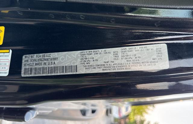2022 JEEP WRANGLER U 1C4HJXDG0NW141591