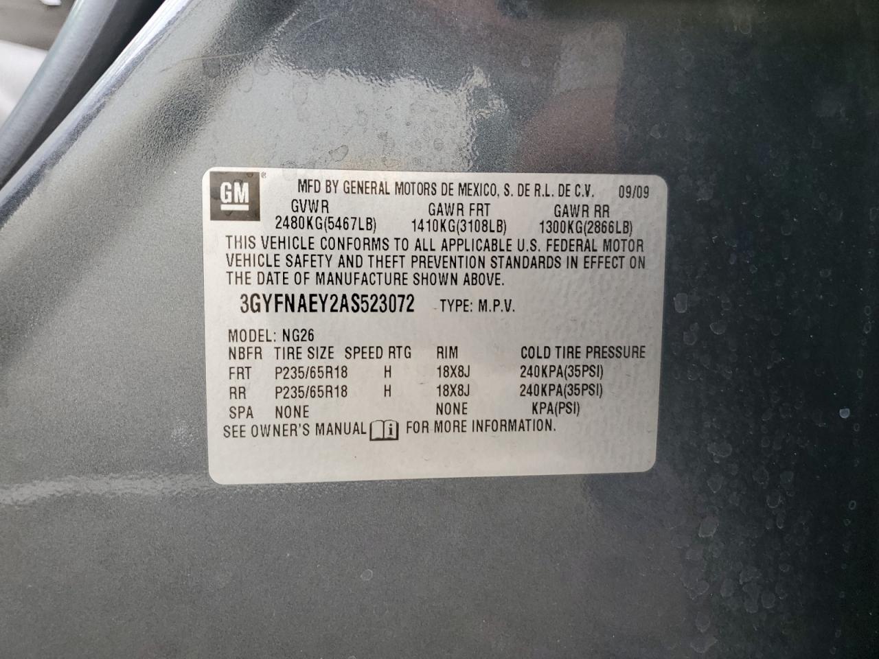 CADILLAC SRX LUXURY COLLECTION