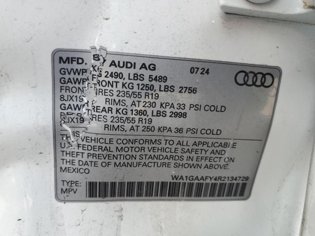 2024 AUDI Q5 PREMIUM WA1GAAFY4R2134729