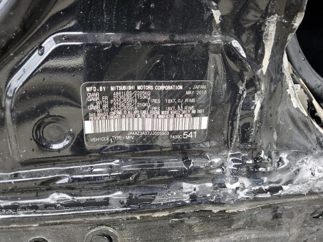 2018 MITSUBISHI OUTLANDER JA4AZ3A37JJ005903