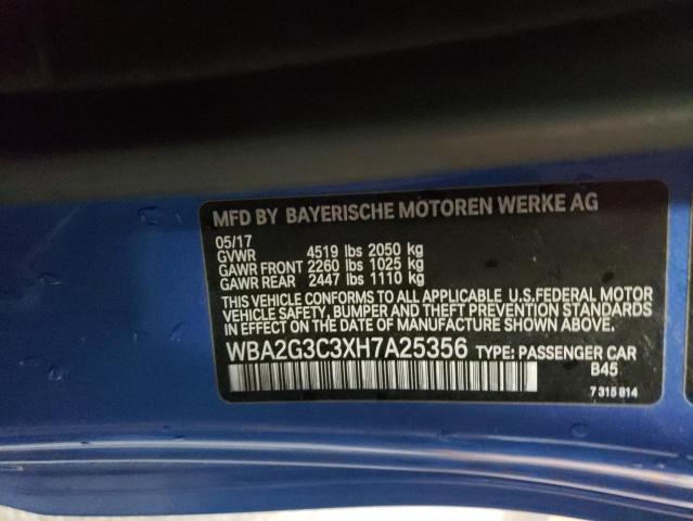 2017 BMW M240XI - WBA2G3C3XH7A25356