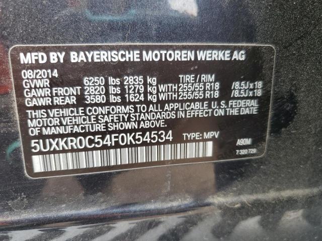 2015 BMW X5 XDRIVE3 - 5UXKR0C54F0K54534