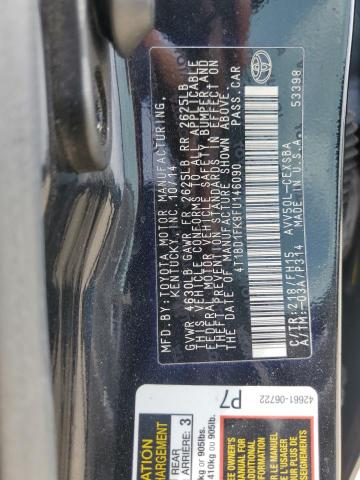 2015 TOYOTA CAMRY HYBR 4T1BD1FK8FU146090