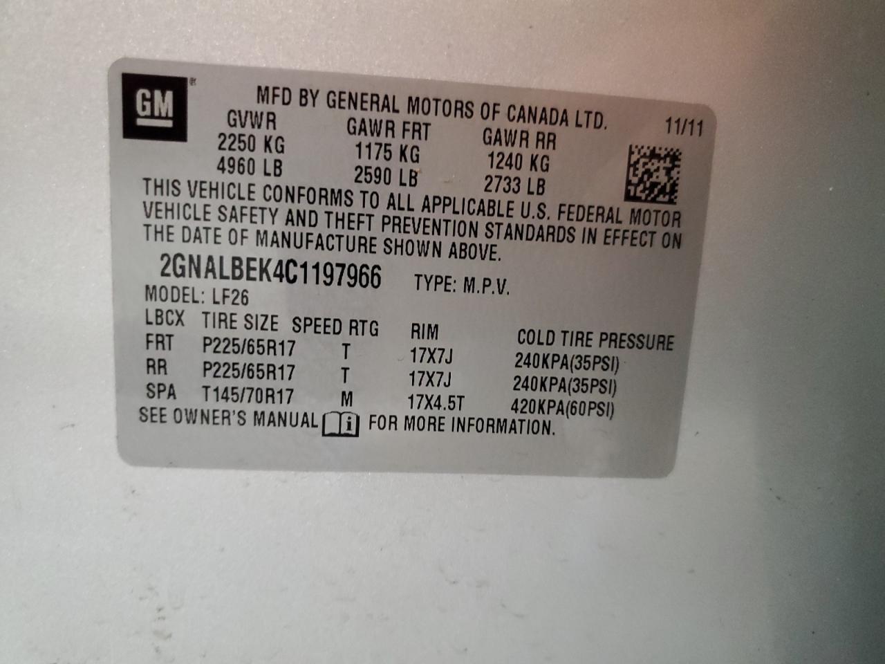 CHEVROLET EQUINOX LS