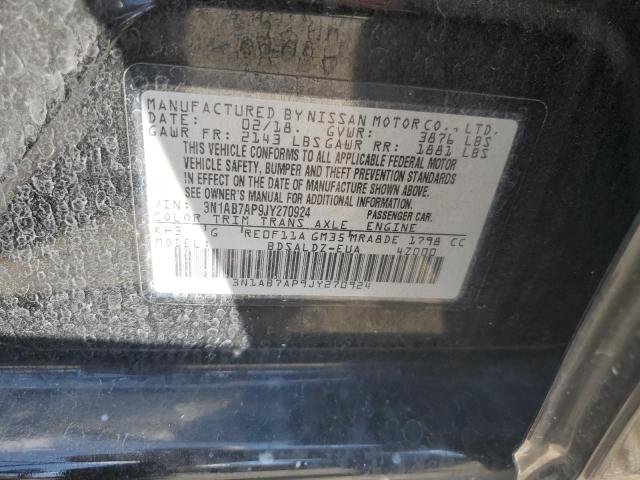 2018 NISSAN SENTRA S 3N1AB7AP9JY270924