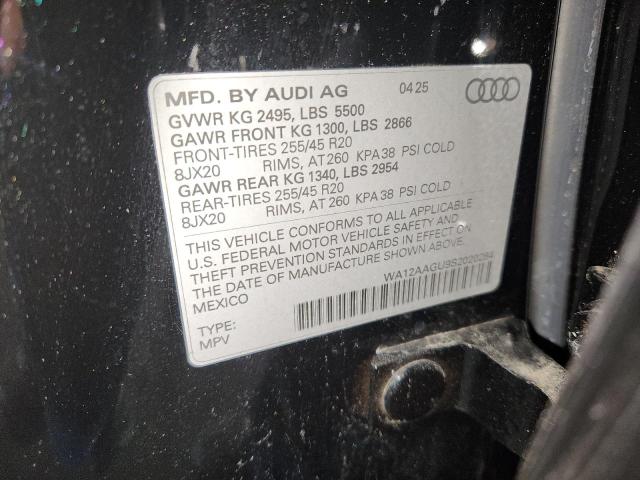 2025 AUDI Q5 PREMIUM WA12AAGU9S2020284