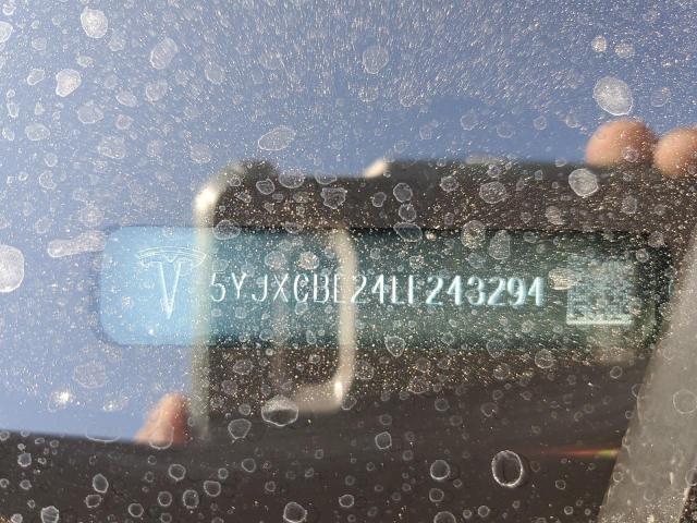 2020 TESLA MODEL X 5YJXCBE24LF243294