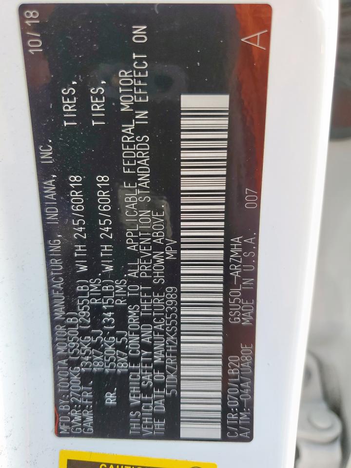 TOYOTA HIGHLANDER SE