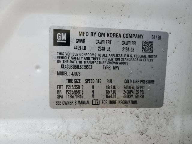 2020 BUICK ENCORE PREFERRED KL4CJESB8LB339503