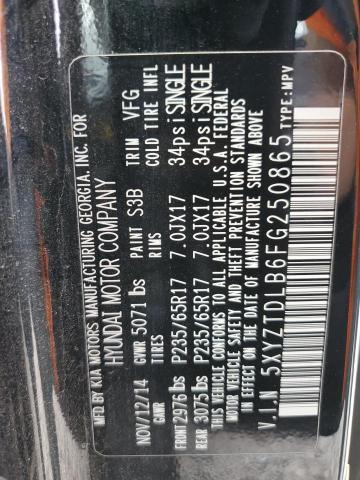 2015 HYUNDAI SANTA FE S 5XYZTDLB6FG250865