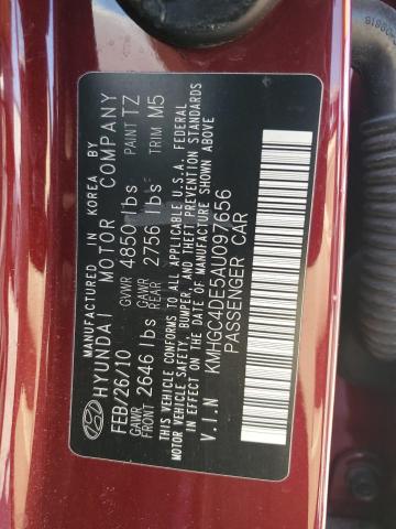 2010 HYUNDAI GENESIS 3. - KMHGC4DE5AU097656