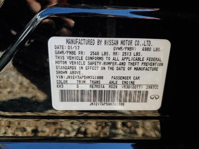 2017 INFINITI Q50 PREMIU JN1EV7AP5HM741988