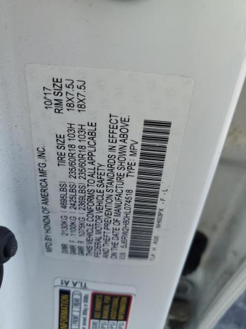 2017 HONDA CR-V EXL - 5J6RW2H80HL074518