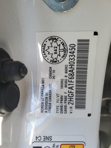 2010 HONDA CIVIC LX-S - 2HGFA1F68AH033450