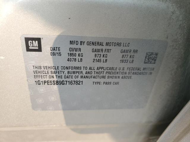 2016 CHEVROLET CRUZE LIMI - 1G1PE5SB9G7167821