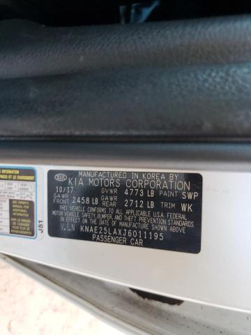 2018 KIA STINGER PR KNAE25LAXJ6011195