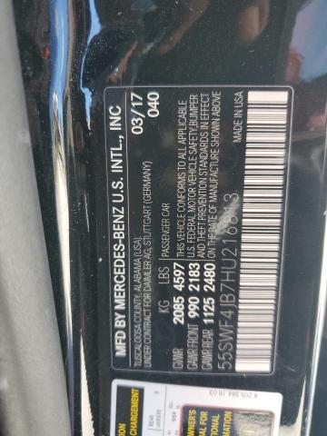 2017 MERCEDES-BENZ C 300 55SWF4JB7HU216813