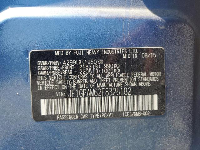2015 SUBARU IMPREZA LIMITED JF1GPAM62F8325182