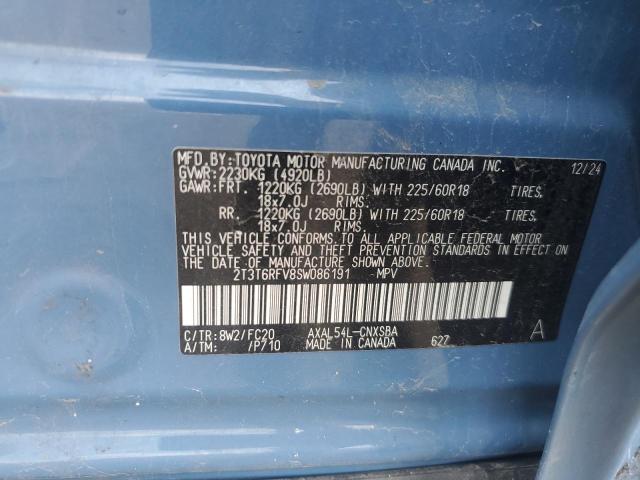 2025 TOYOTA RAV4 SE 2T3T6RFV8SW086191