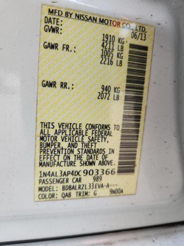 2013 NISSAN ALTIMA 2.5 - 1N4AL3AP4DC903366