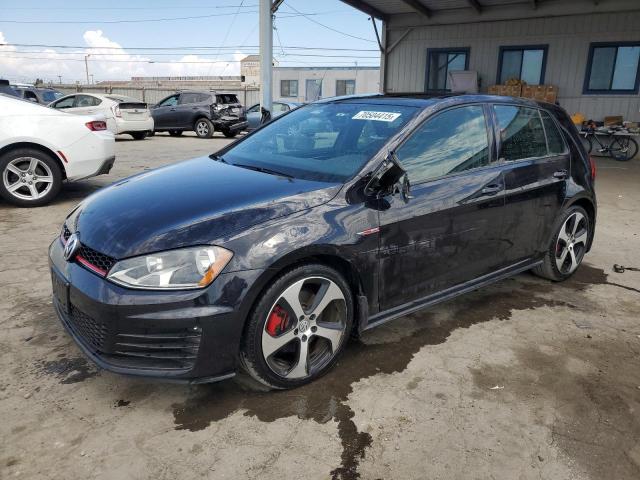 VOLKSWAGEN GTI 2015 black  gas 3VW4T7AU5FM016507 photo #1